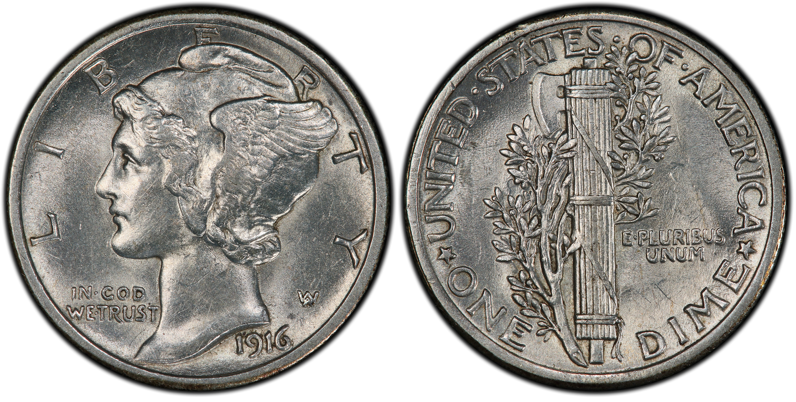 AU-58 Mercury Dime