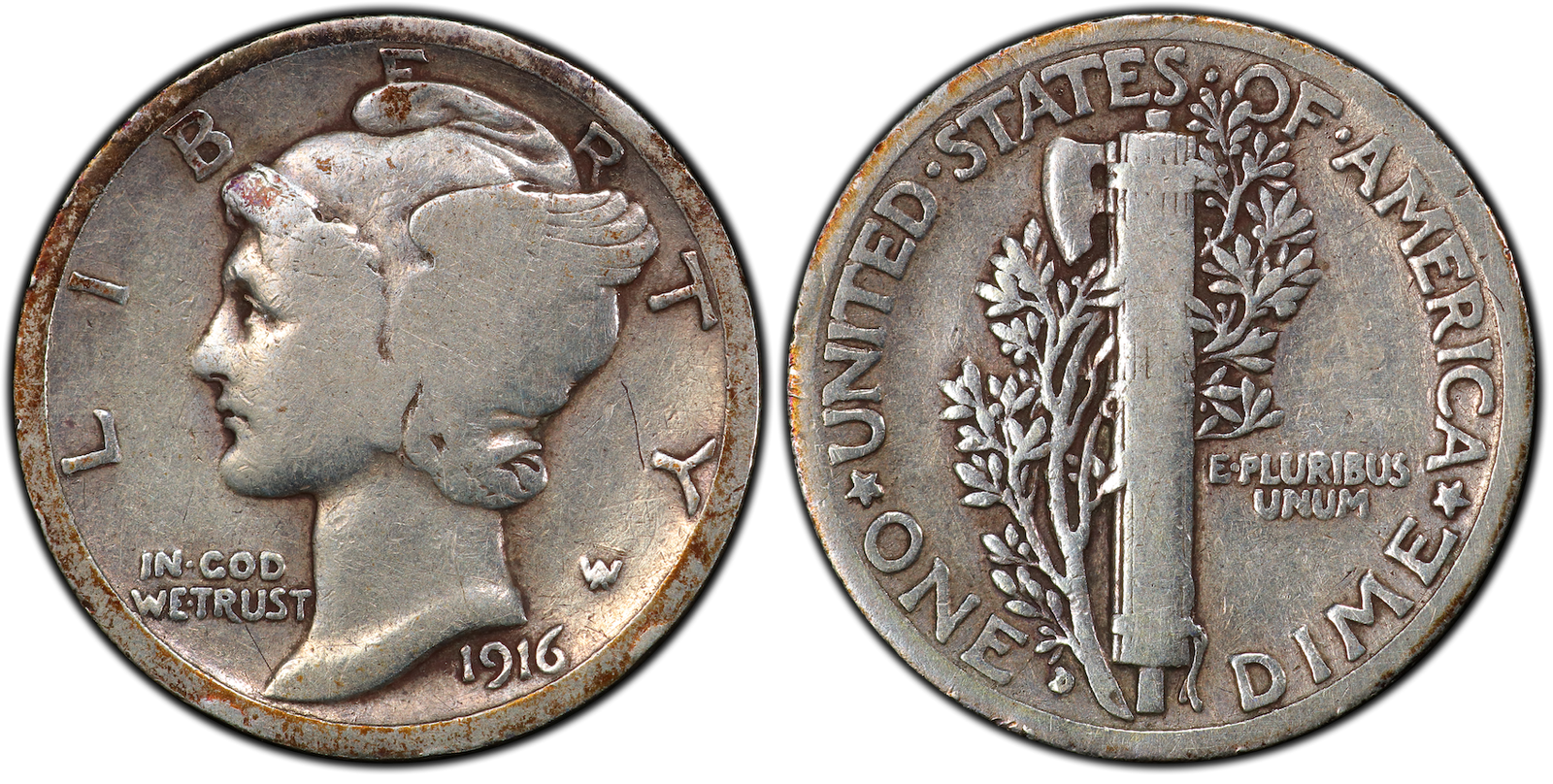 VG-8 Mercury Dime